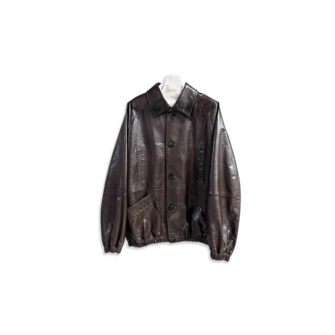 THE ROW LEATHER JACKET 